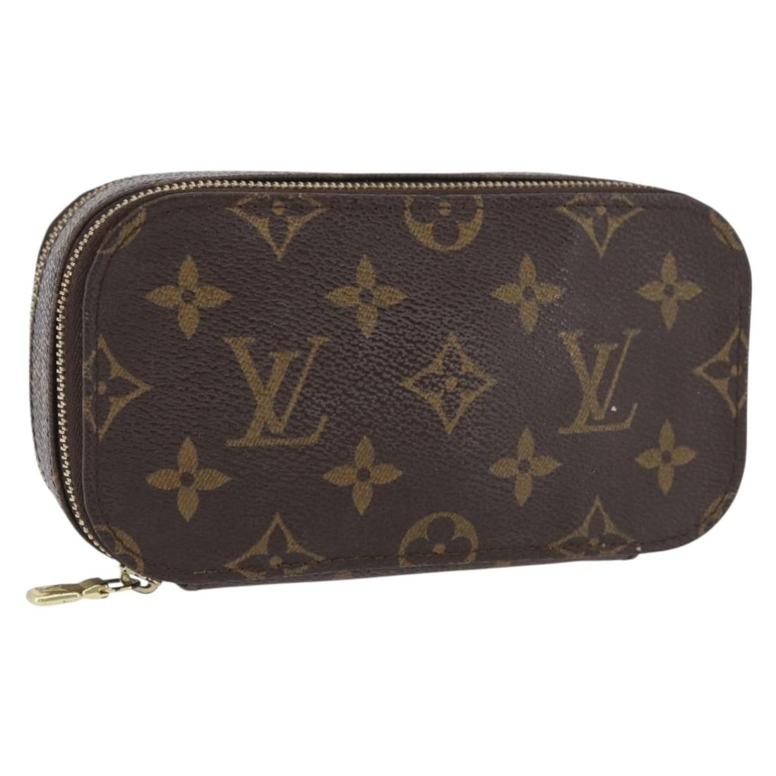 Louis Vuitton Monogram Canvas Trousse Brush PM Cosmetic Bag M47510: Louis Vuitton Monogram Canvas Trousse Brush PM Cosmetic Bag M47510 This Louis Vuitton Monogram Trousse Brush PM Cosmetic Pouch is crafted from signature monogram canvas and features a compact design, 