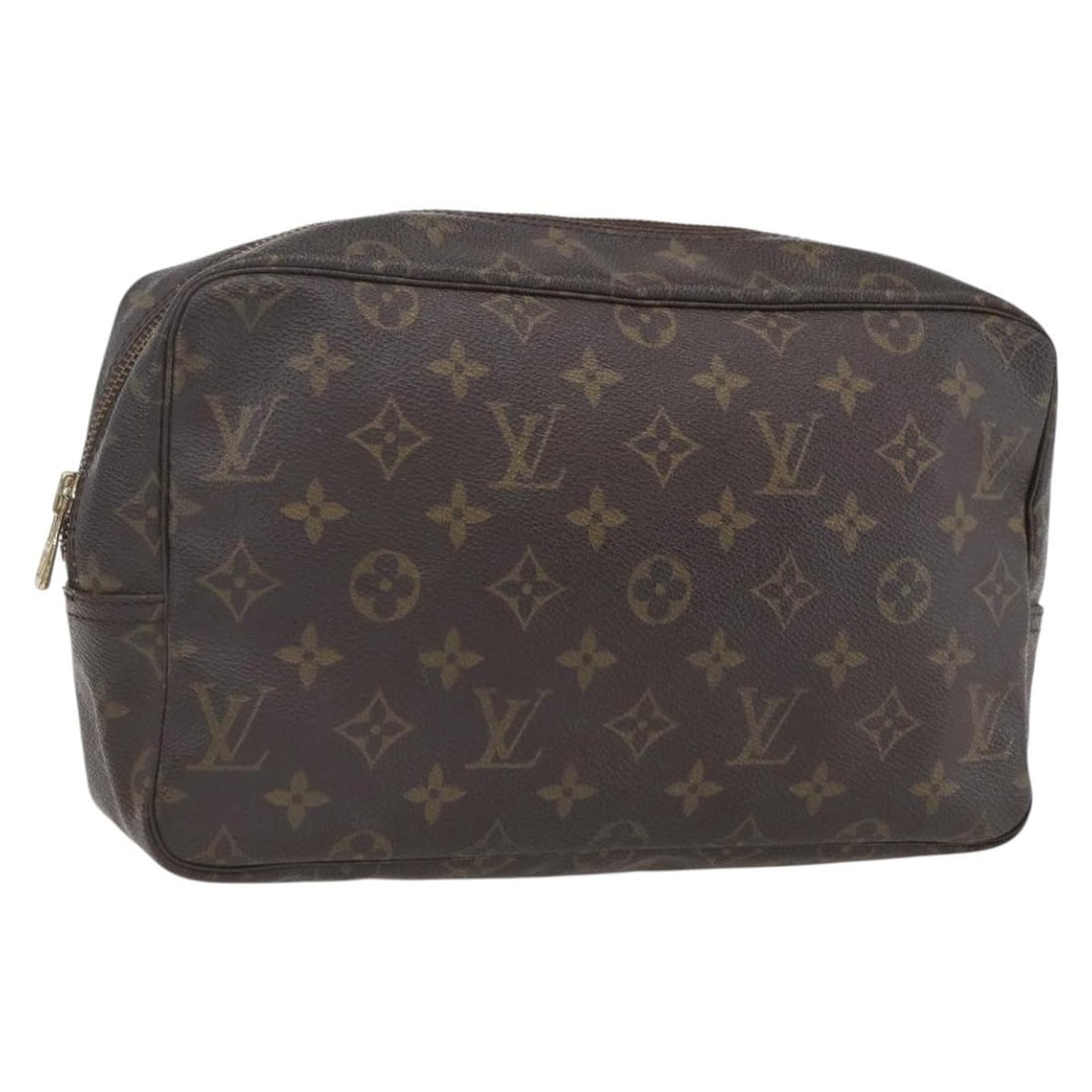 Louis Vuitton Monogram Canvas Trousse Toilette 28 Clutch M47522: Louis Vuitton Monogram Canvas Trousse Toilette 28 Clutch M47522 This Louis Vuitton Monogram Trousse Toilette 28 clutch bag features the iconic monogram canvas material and is designed for women. The b