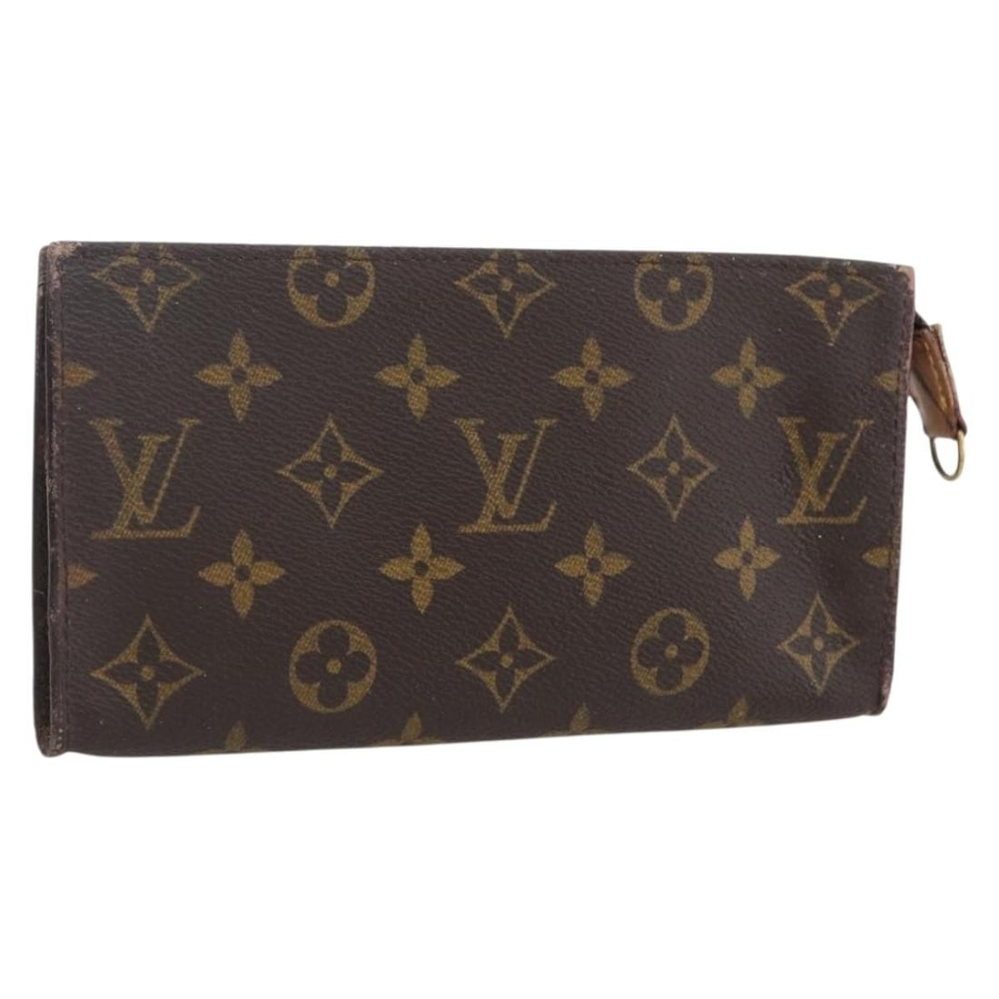 Louis Vuitton Monogram Canvas GM Bucket Accessory Pouch France Made: Louis Vuitton Monogram Canvas GM Bucket Accessory Pouch France Made Louis Vuitton Monogram Bucket GM Accessory Pouch crafted from monogram canvas. This pouch features a compact design with dimensions 