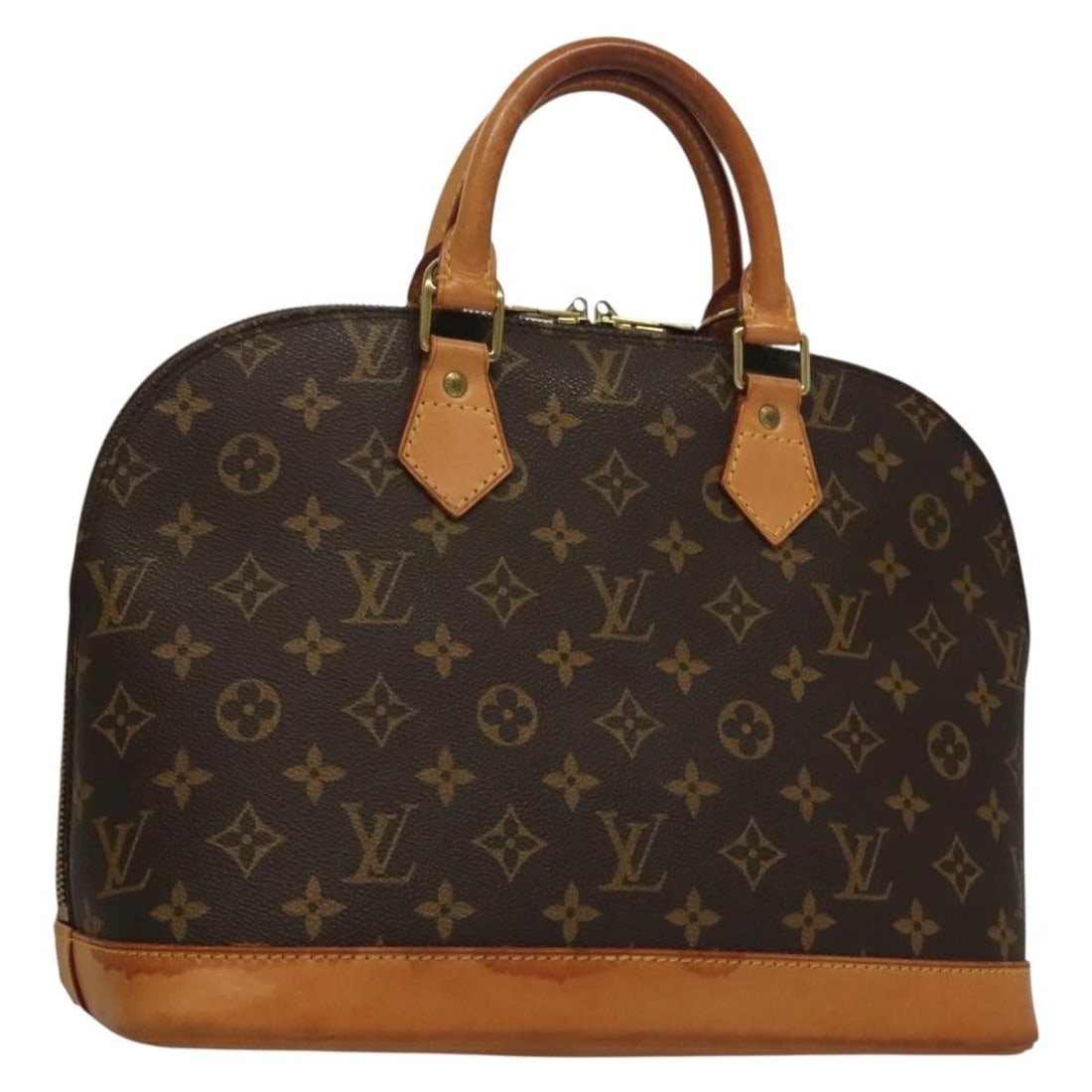Louis Vuitton Alma Monogram Canvas M51130 Women's Handbag France: Louis Vuitton Alma Monogram Canvas M51130 Women's Handbag France This Louis Vuitton Monogram Alma handbag features the brand's iconic monogram canvas exterior and is designed for women. The bag is cra