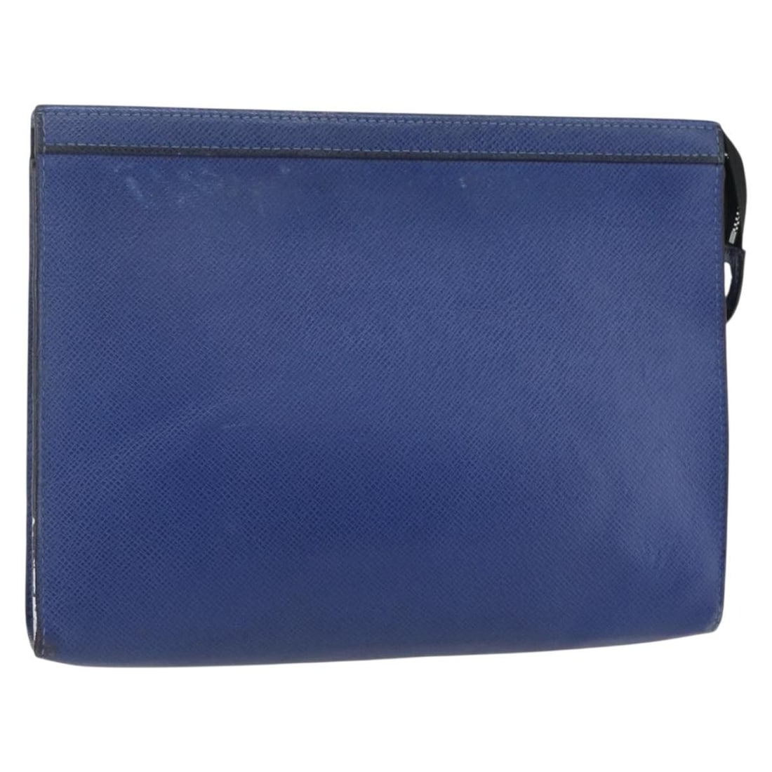 Louis Vuitton Taiga Pochette Voyage MM Clutch Bag Blue M30575 Auth: Louis Vuitton Taiga Pochette Voyage MM Clutch Bag Blue M30575 Auth This authentic LOUIS VUITTON Taiga Pochette Voyage MM Clutch Bag showcases a stylish blue exterior crafted from durable Taiga leather