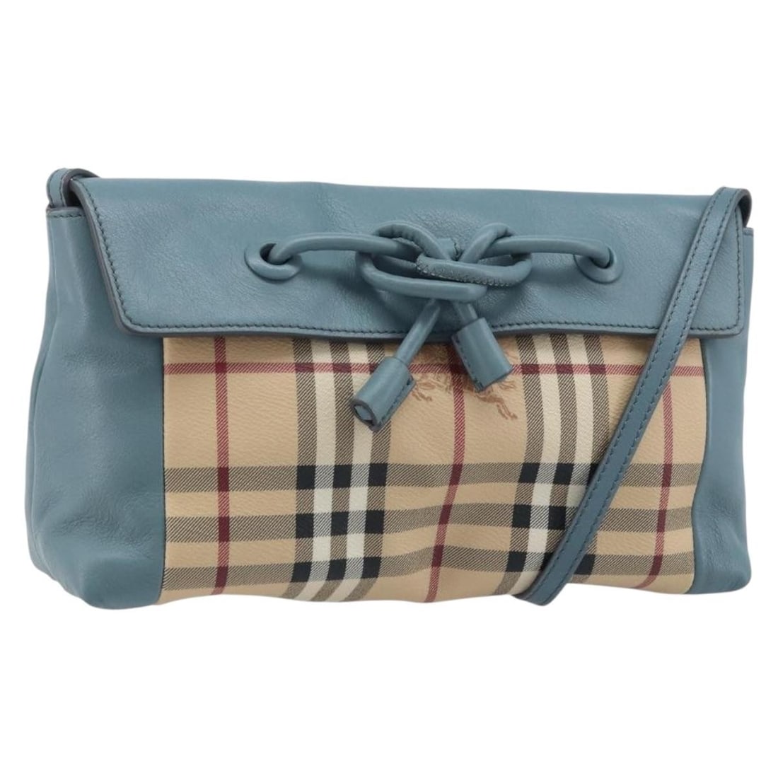 Burberry Beige Gold PVC Shoulder Bag with Nova Check Pattern and Dust Bag: Burberry Beige Gold PVC Shoulder Bag with Nova Check Pattern and Dust Bag This Burberry Nova Check shoulder bag features a beige and gold PVC leather exterior with an iconic check pattern. Designed fo
