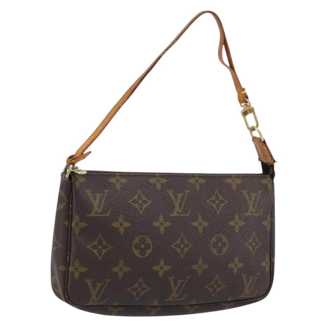 Monogram Canvas Pochette Accessoires Pouch M51980 by Louis Vuitton: Monogram Canvas Pochette Accessoires Pouch M51980 by Louis Vuitton This is a Louis Vuitton Monogram Pochette Accessoires pouch, model M51980, crafted from monogram canvas. Designed for women, this pou