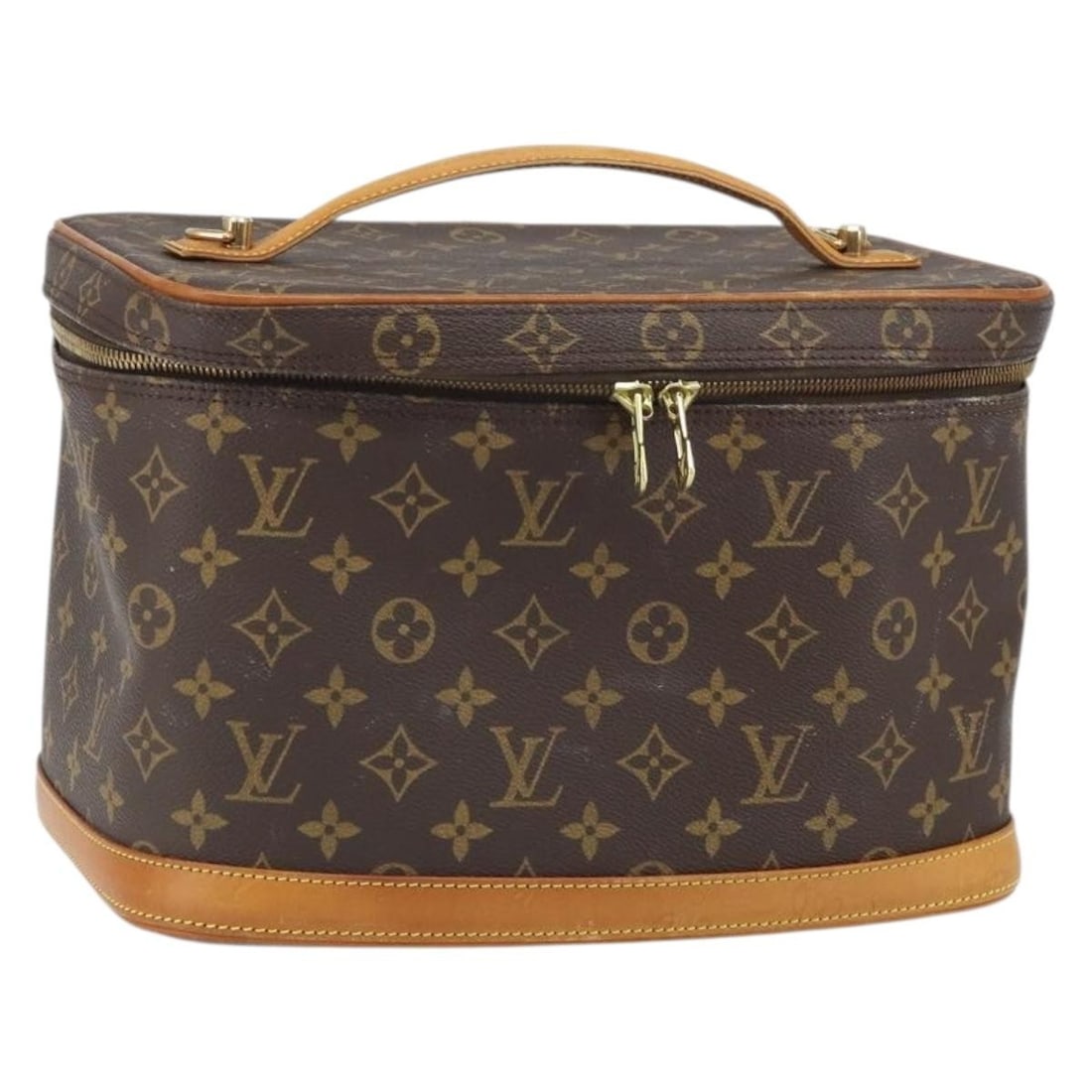 Louis Vuitton Nice Monogram Canvas Handbag M47280 for Women: Louis Vuitton Nice Monogram Canvas Handbag M47280 for Women This Louis Vuitton Monogram Nice Hand Bag features the iconic monogram canvas and is designed for women. The bag includes dimensions of appr
