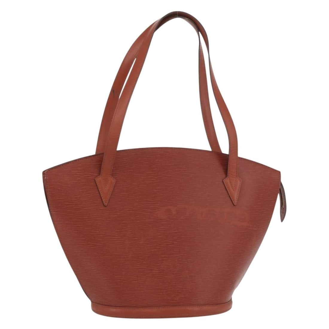 Louis Vuitton Epi Leather Saint Jacques Brown Shoulder Bag M52263 France: Louis Vuitton Epi Leather Saint Jacques Brown Shoulder Bag M52263 France This Louis Vuitton Epi Saint Jacques Shopping Bag in brown is crafted from durable Epi leather. Designed as a women's shoulder 