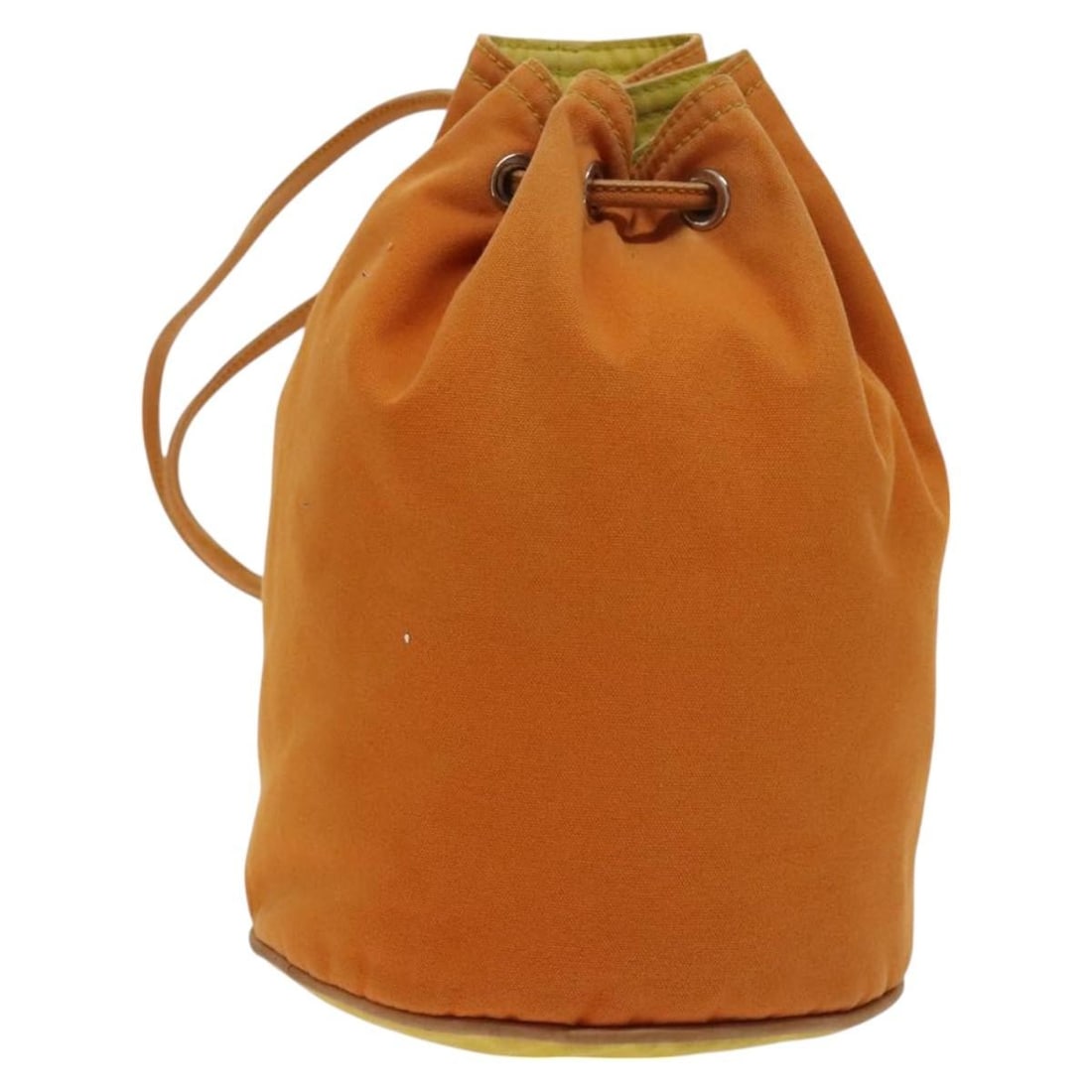 HERMES POSITION MIMILL Orange Silver Canvas Backpack Authentic: HERMES POSITION MIMILL Orange Silver Canvas Backpack Authentic Introducing the HERMES Position Mimill Backpack, a stylish blend of functionality and luxury. Crafted in France, this backpack features a