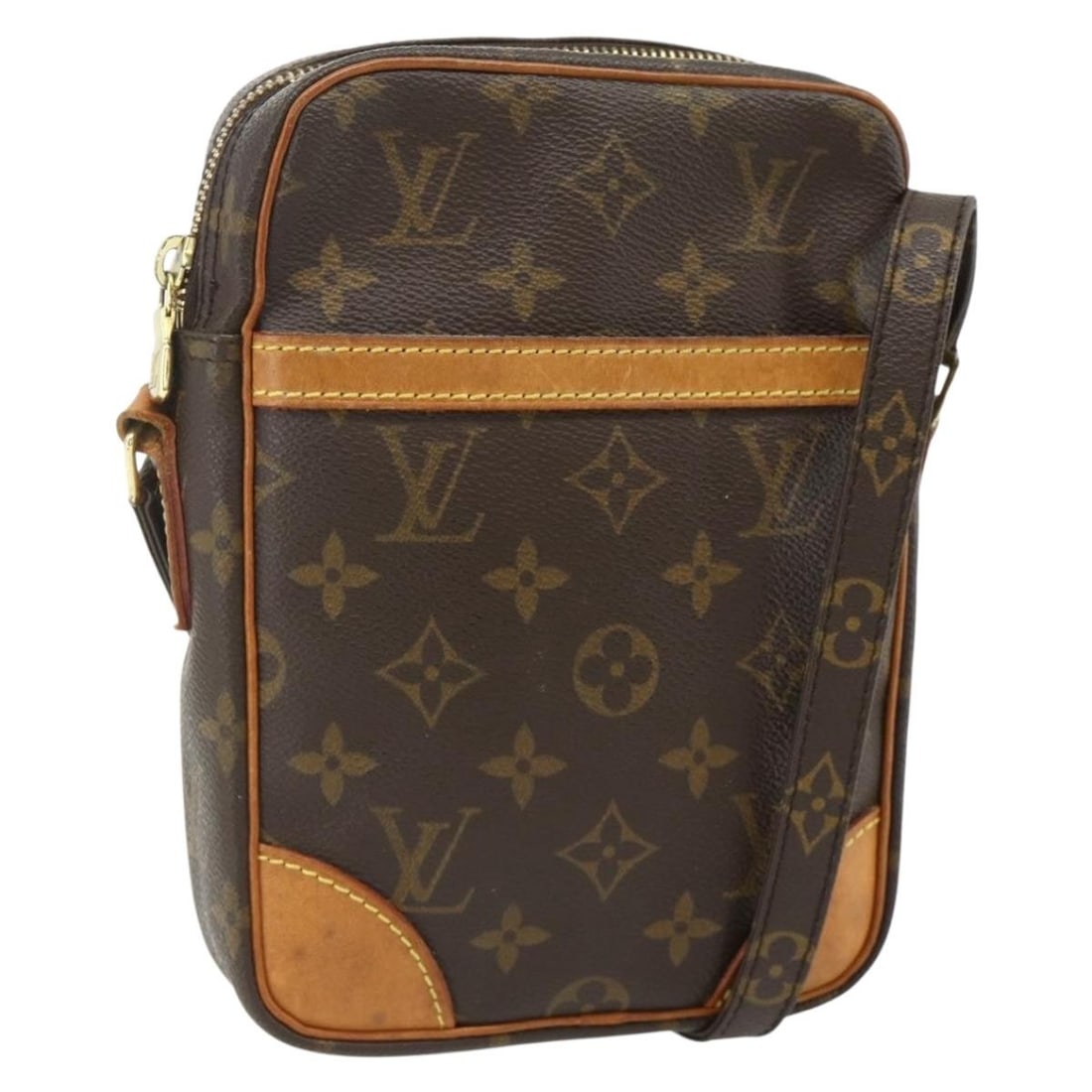 Louis Vuitton Danube Monogram Canvas Shoulder Bag M45266 France (1 of 18)