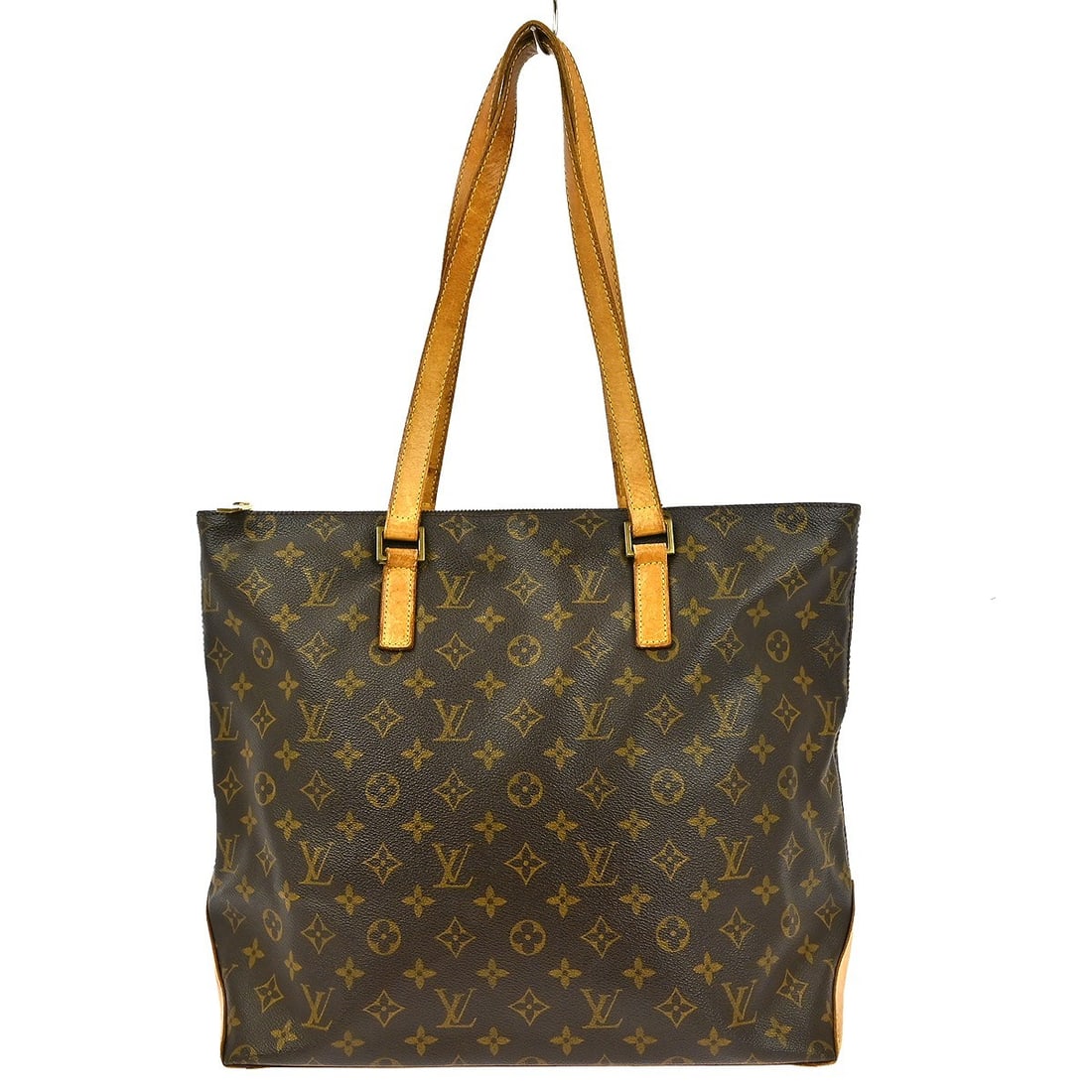 Louis Vuitton Cabas Mezzo Monogram Canvas Large Tote Bag M51151: Louis Vuitton Cabas Mezzo Monogram Canvas Large Tote Bag M51151 This Louis Vuitton Cabas Mezzo tote bag features the iconic monogram canvas and leather exterior with double leather handles. Designed i