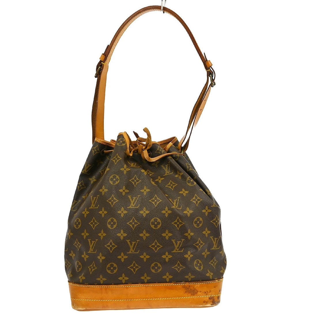 Louis Vuitton Noe Monogram Canvas Medium Drawstring Shoulder Bag M42224: Louis Vuitton Noe Monogram Canvas Medium Drawstring Shoulder Bag M42224 This Louis Vuitton Noe drawstring shoulder bag features the iconic monogram canvas leather exterior and a medium-sized silhouett