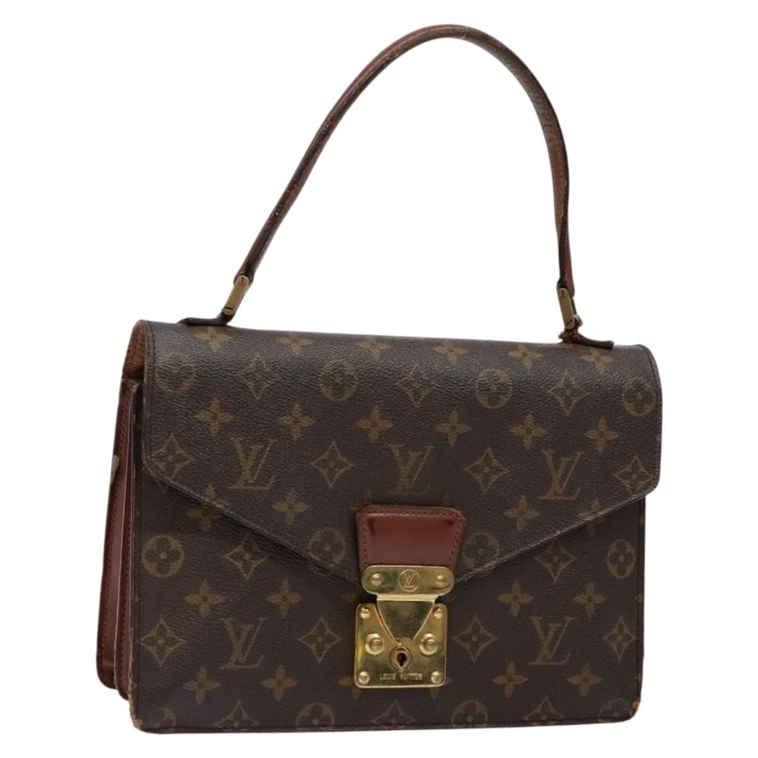LOUIS VUITTON Monogram Monceau 26 Shoulder Bag M51187 Made in France: LOUIS VUITTON Monogram Monceau 26 Shoulder Bag M51187 Made in France This authentic Louis Vuitton Monogram Monceau 26 Shoulder Bag is a stylish accessory crafted from durable Monogram Canvas. Measurin