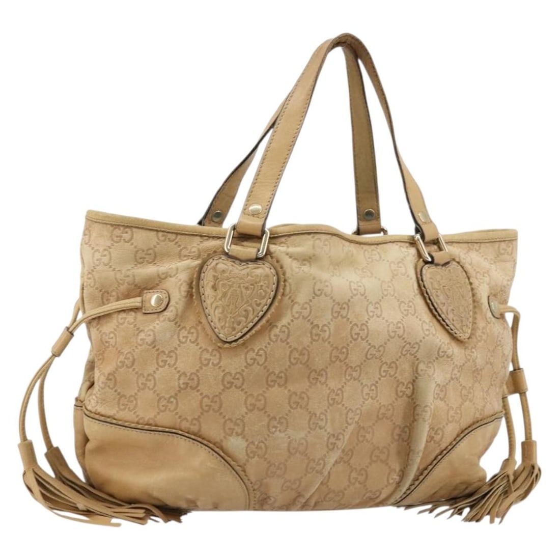 Gucci Guccissima beige gold leather tote 211955: Gucci Guccissima beige gold leather tote 211955 This GUCCI GG Canvas Guccissima tote bag features beige and gold leather accents with the signature GG canvas. Designed for women, the bag offers a spac