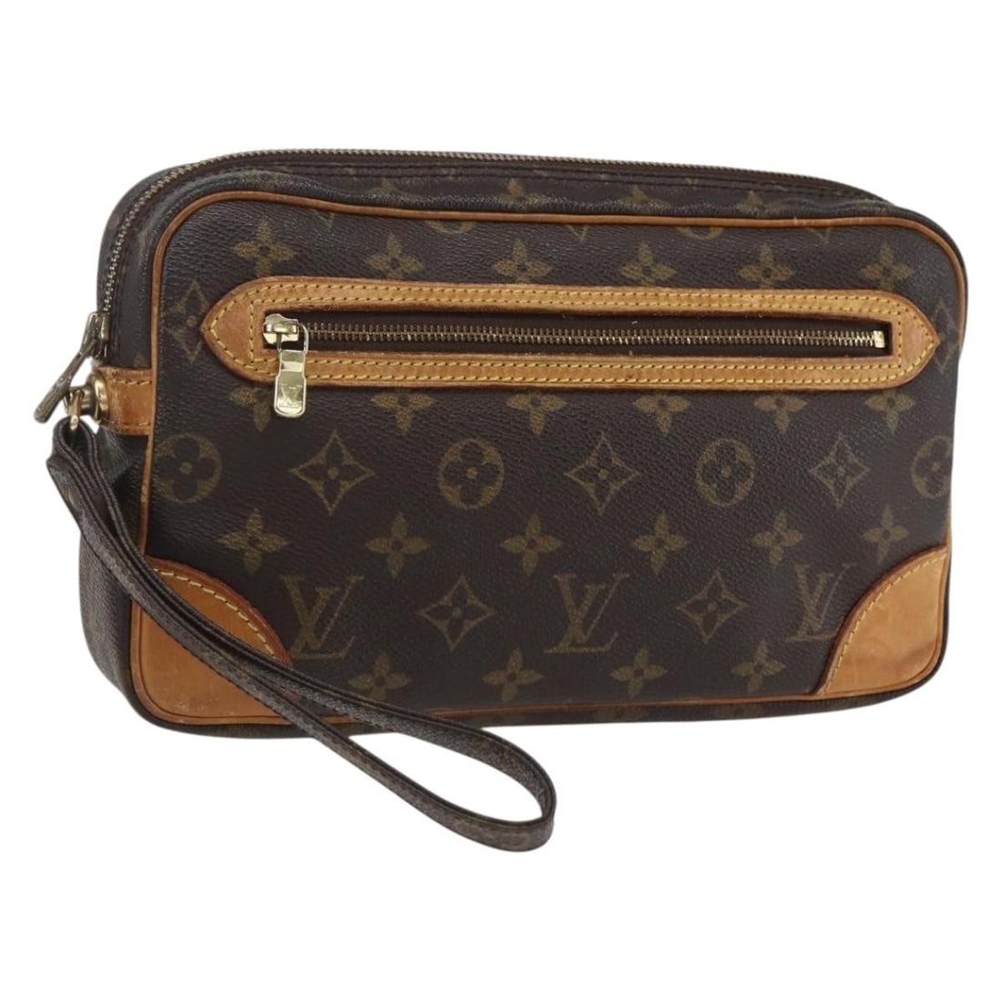 Louis Vuitton Marly Dragonne GM Monogram Canvas Women's Clutch Bag M51825: Louis Vuitton Marly Dragonne GM Monogram Canvas Women's Clutch Bag M51825 This Louis Vuitton Monogram Marly Dragonne GM clutch bag features the signature monogram canvas exterior and is designed for w