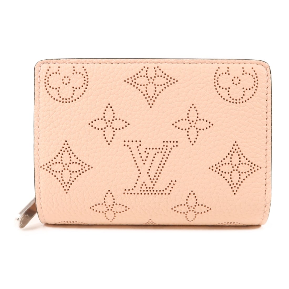 Louis Vuitton Mahina Pink Clea Calfskin Bifold Wallet M80817 SHW: Louis Vuitton Mahina Pink Clea Calfskin Bifold Wallet M80817 SHW This Louis Vuitton Clea wallet features a bi-fold design crafted from pink calfskin leather. Made in France, the wallet is in pristine,