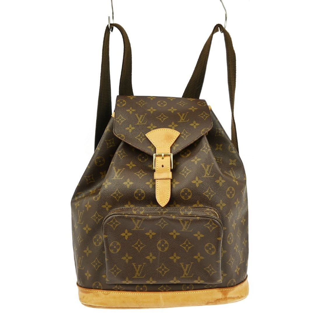 Louis Vuitton Montsouris GM Large Monogram Canvas Leather Backpack M51135: Louis Vuitton Montsouris GM Large Monogram Canvas Leather Backpack M51135 This is a Louis Vuitton Montsouris GM backpack crafted in monogram canvas leather. The bag features a buckle drawstring closur