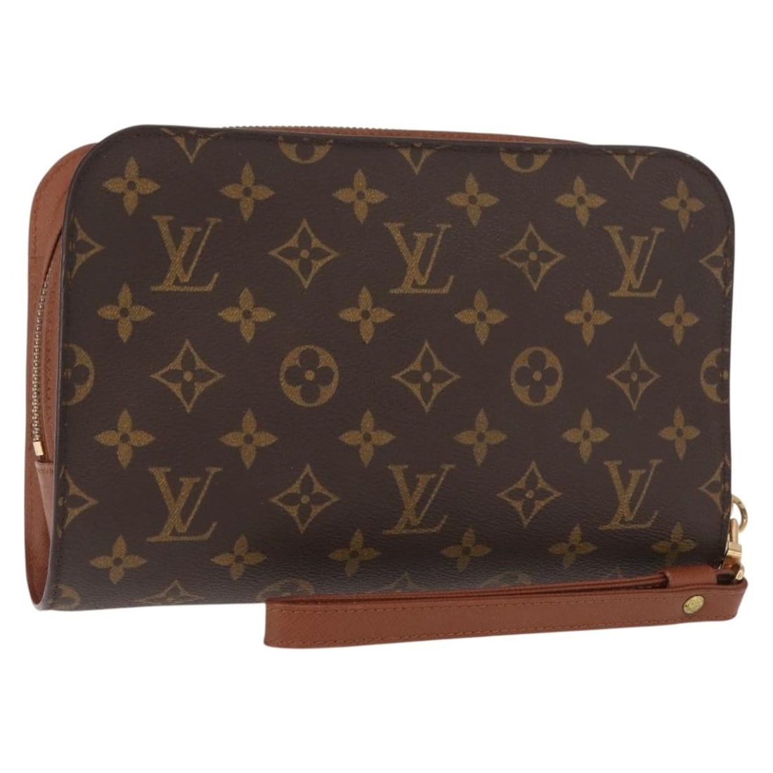 LOUIS VUITTON Monogram Orsay Clutch Bag M51790 Auth France: LOUIS VUITTON Monogram Orsay Clutch Bag M51790 Auth France Introducing the LOUIS VUITTON Monogram Orsay Clutch Bag, a stylish accessory that epitomizes luxury and elegance. Crafted from durable Monogr