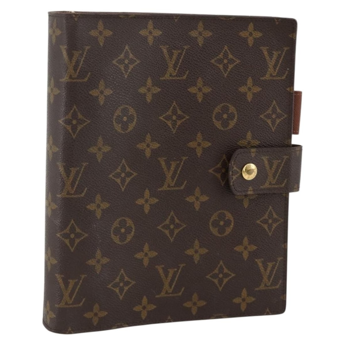 Monogram Canvas Agenda GM Day Planner Cover R20006 by Louis Vuitton: Monogram Canvas Agenda GM Day Planner Cover R20006 by Louis Vuitton This is a Louis Vuitton Monogram Agenda GM Day Planner Cover crafted from signature Monogram Canvas. It features a classic monogram 