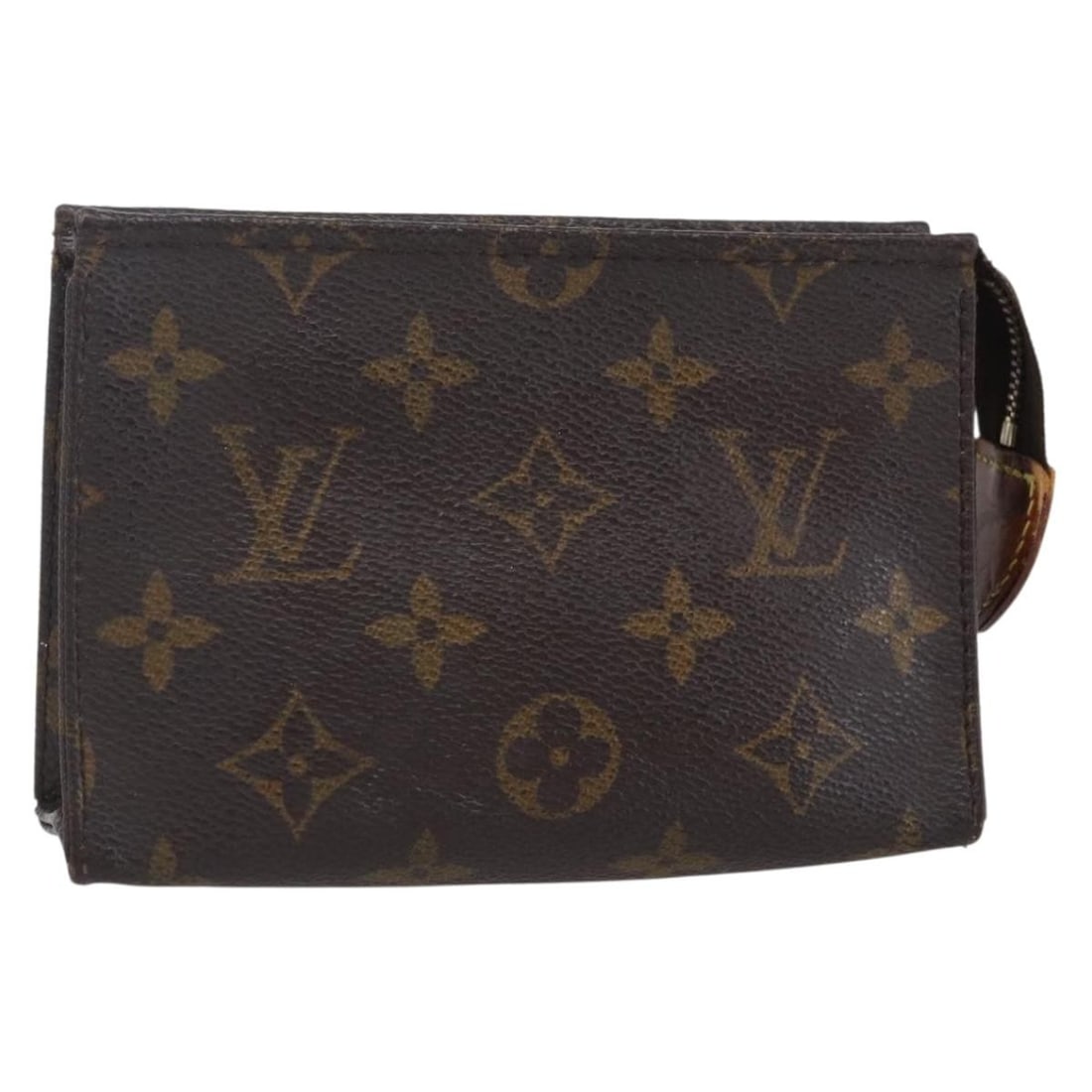 LOUIS VUITTON Monogram Poche Toilette 15 Pouch M47546 Authentic: LOUIS VUITTON Monogram Poche Toilette 15 Pouch M47546 Authentic Introducing the LOUIS VUITTON Monogram Poche Toilette 15 Pouch (M47546), a stylish and practical accessory that embodies the luxury bran