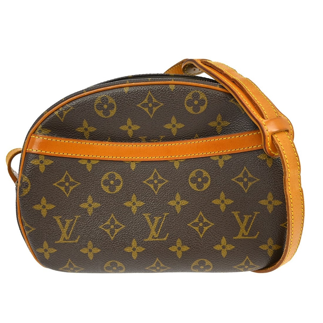 Louis Vuitton Blois Monogram Canvas Medium Crossbody Bag M51221: Louis Vuitton Blois Monogram Canvas Medium Crossbody Bag M51221 This Louis Vuitton Monogram Blois crossbody bag features the iconic monogram canvas leather exterior with brown leather accents. Designe