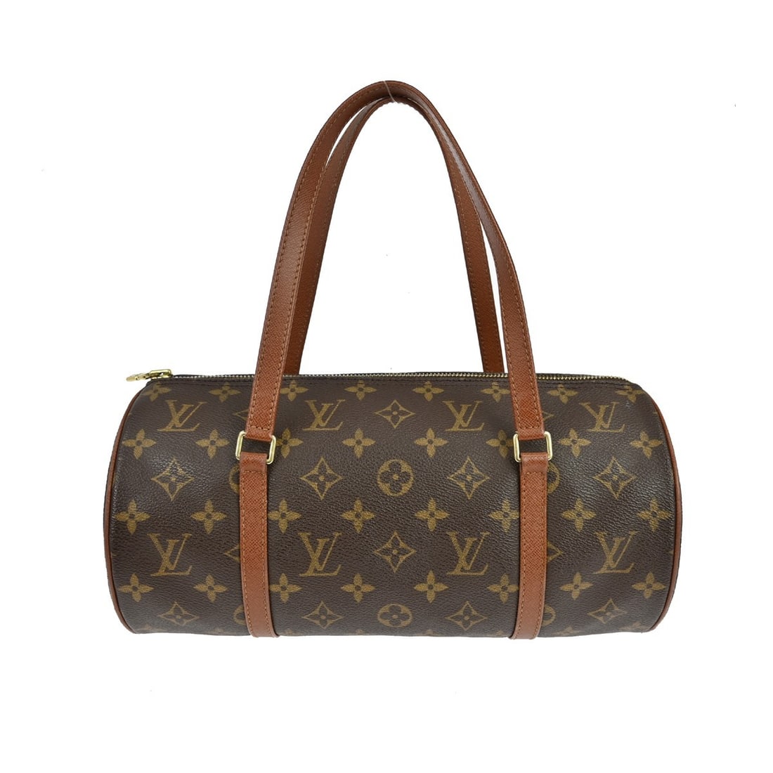 Louis Vuitton Papillon 30 Monogram Canvas Medium Brown Handbag M51365: Louis Vuitton Papillon 30 Monogram Canvas Medium Brown Handbag M51365 This Louis Vuitton Papillon 30 handbag features the iconic monogram canvas exterior with brown leather double handles and a zip cl