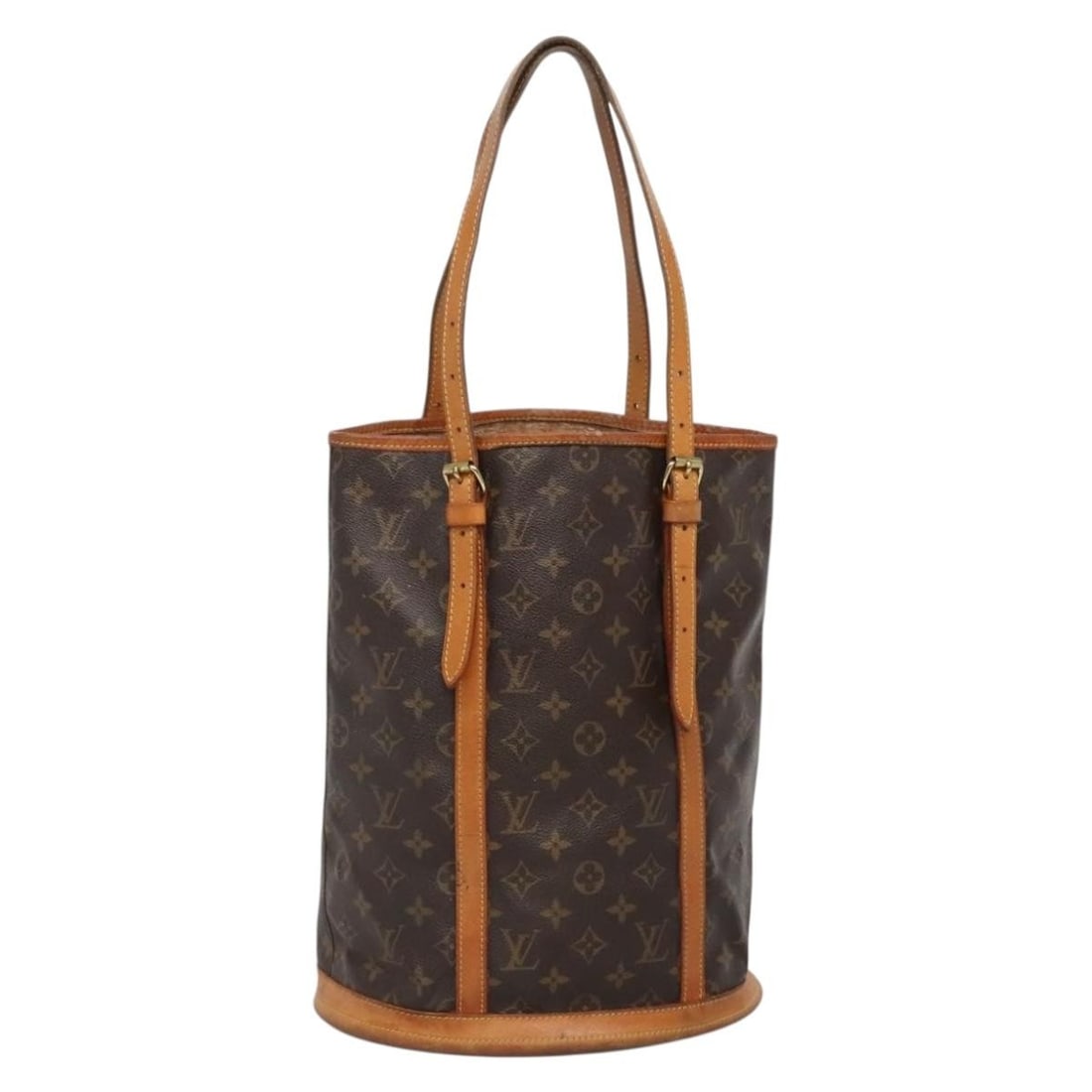 LOUIS VUITTON Monogram Bucket GM Shoulder Bag M42236 Auth USA: LOUIS VUITTON Monogram Bucket GM Shoulder Bag M42236 Auth USA This LOUIS VUITTON Monogram Bucket GM Shoulder Bag is an iconic accessory that combines style and functionality. Crafted from premium Mono