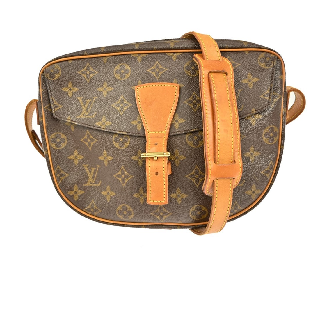 Louis Vuitton Jeune Fille GM Monogram Canvas Crossbody Bag M51225: Louis Vuitton Jeune Fille GM Monogram Canvas Crossbody Bag M51225 This Louis Vuitton Jeune Fille GM crossbody bag features the iconic monogram canvas leather exterior with beige adjustable crossbody s