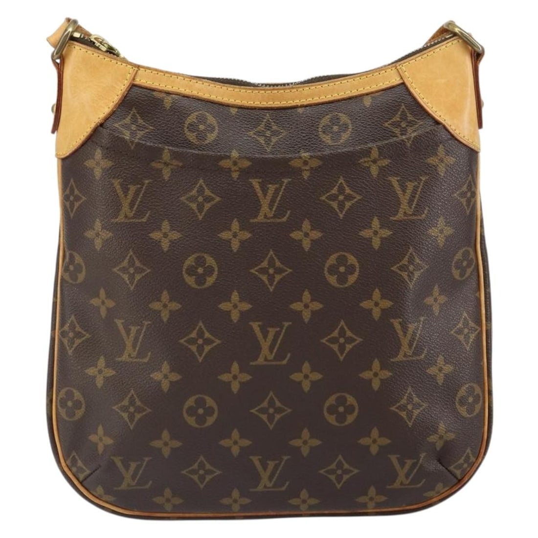 Louis Vuitton Odeon Brown Canvas Shoulder Bag for Women: Louis Vuitton Odeon Brown Canvas Shoulder Bag for Women This Louis Vuitton Odeon handbag features the signature monogram canvas in brown, designed for women. The bag is crafted from durable canvas and