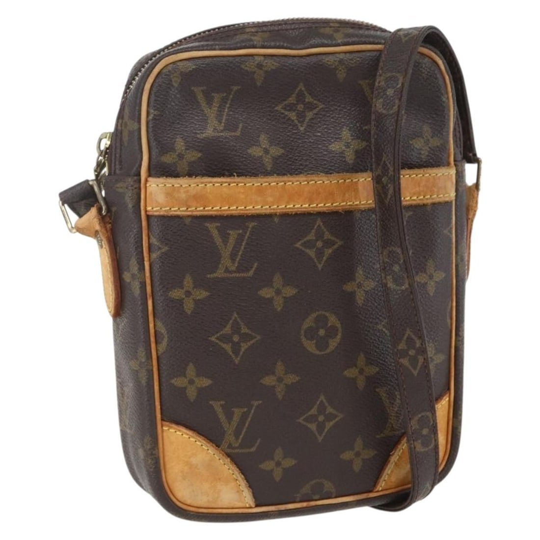 Louis Vuitton Danube Monogram Canvas Shoulder Bag M45266 France: Louis Vuitton Danube Monogram Canvas Shoulder Bag M45266 France This Louis Vuitton Monogram Danube shoulder bag features the iconic monogram canvas and is crafted in France. The bag includes a shoulde
