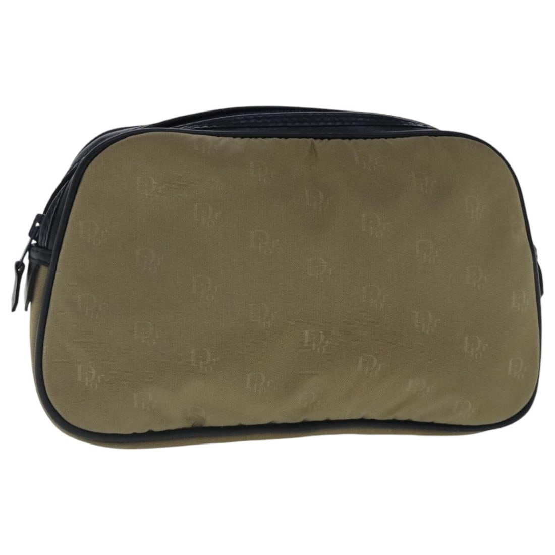 Beige Nylon Christian Dior Women's Pouch Clutch France: Beige Nylon Christian Dior Women's Pouch Clutch France This Christian Dior pouch is crafted from beige nylon and designed for women. It features a compact silhouette with approximate dimensions of 26c