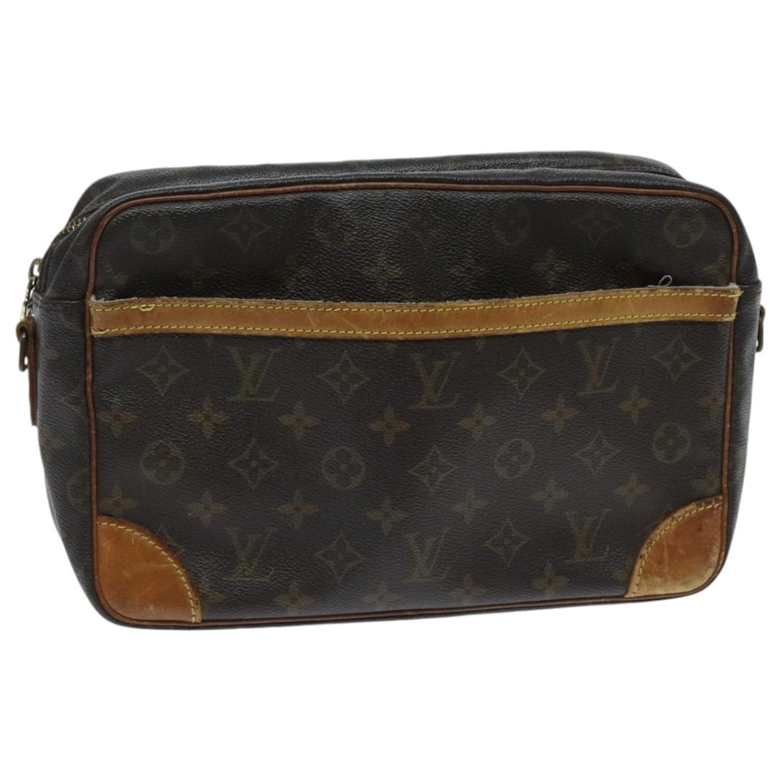 Louis Vuitton Trocadero 30 Monogram Canvas Shoulder Bag M51272 France: Louis Vuitton Trocadero 30 Monogram Canvas Shoulder Bag M51272 France This Louis Vuitton Monogram Trocadero 30 shoulder bag features the iconic monogram canvas exterior and is designed for women. The 