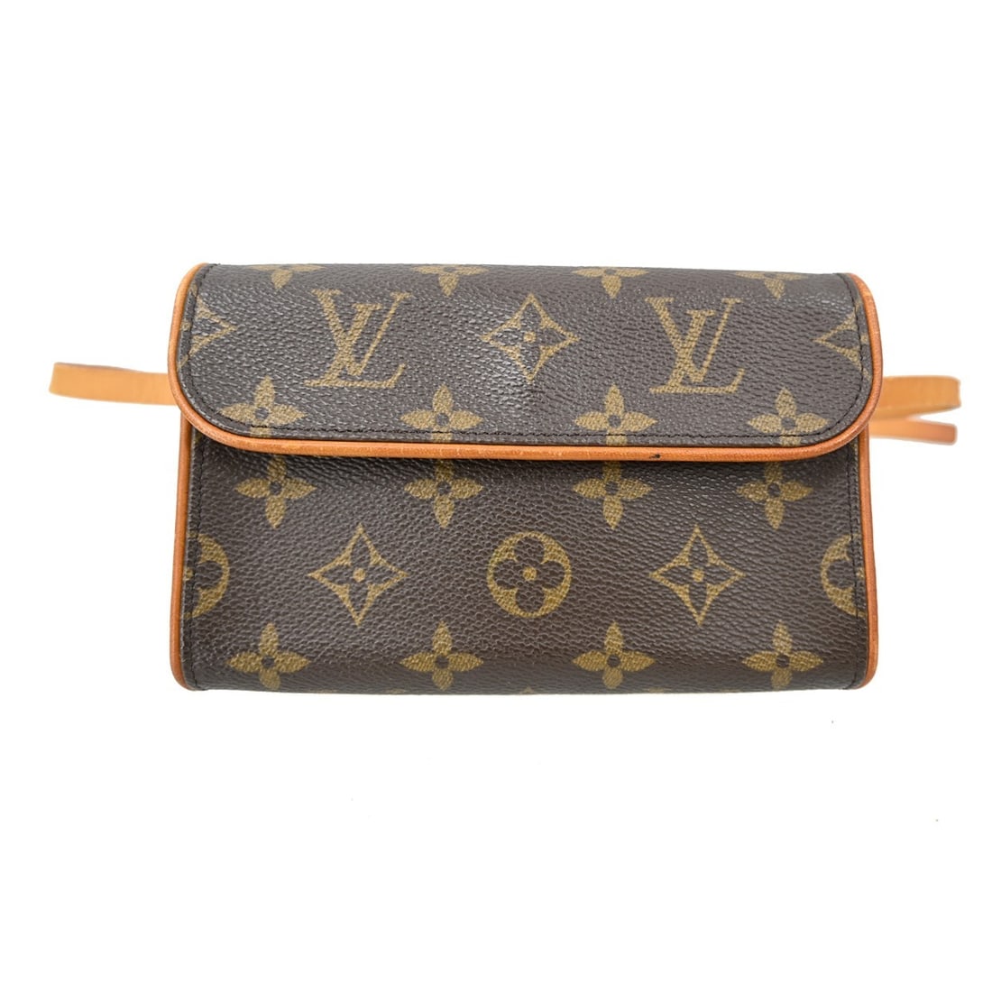 Louis Vuitton Pochette Florentine Monogram Canvas Small Bum Bag M51855: Louis Vuitton Pochette Florentine Monogram Canvas Small Bum Bag M51855 This Louis Vuitton Pochette Florentine Bum Bag features the iconic monogram canvas leather exterior with a brown adjustable leath