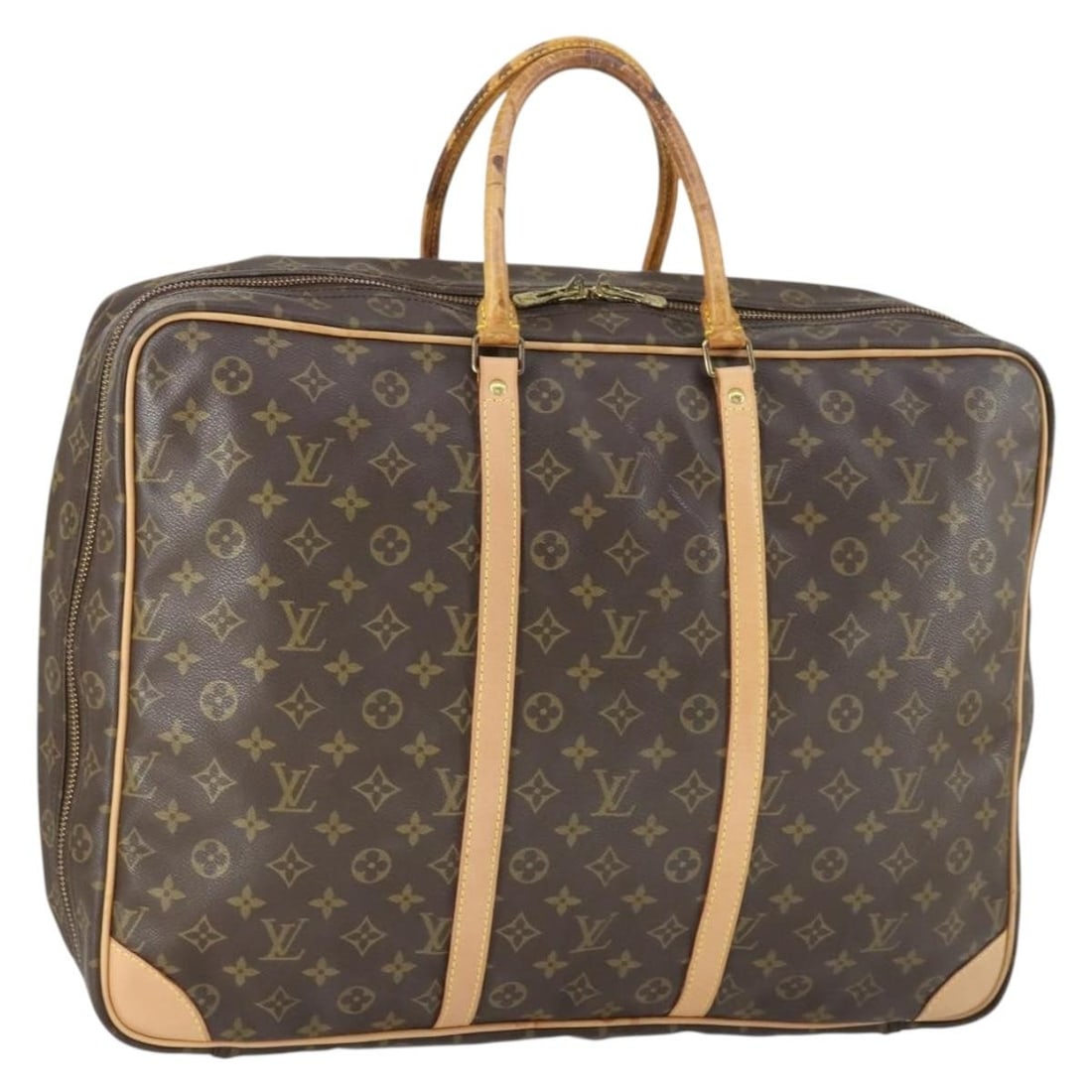 Louis Vuitton Sirius 50 Monogram Canvas Boston Bag M41406: Louis Vuitton Sirius 50 Monogram Canvas Boston Bag M41406 This is a Louis Vuitton Monogram Sirius 50 Boston Bag, crafted from monogram canvas and made in France. The bag features a spacious interior a