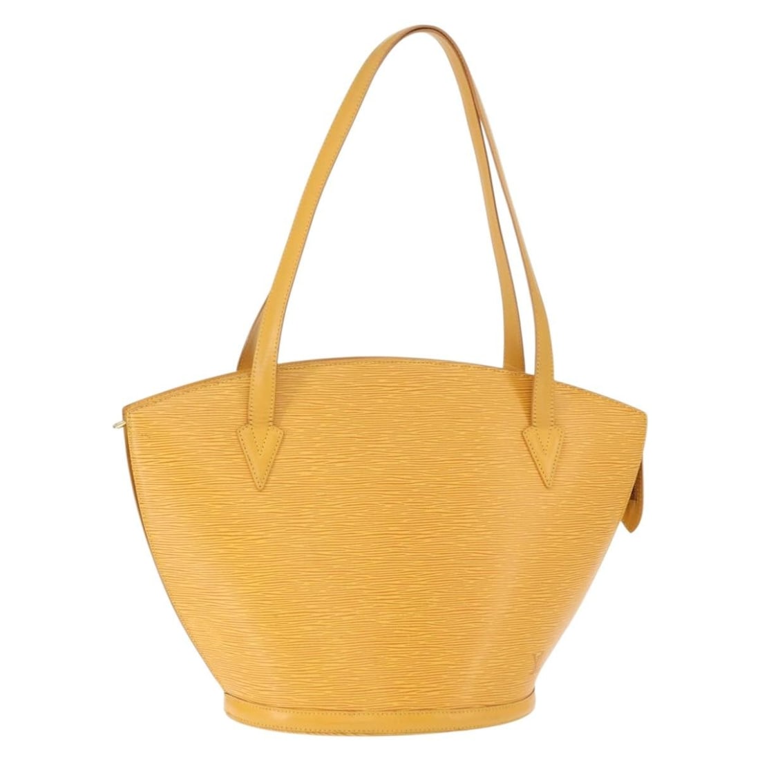 LOUIS VUITTON Epi Saint Jacques Yellow Shoulder Bag M52269 Auth: LOUIS VUITTON Epi Saint Jacques Yellow Shoulder Bag M52269 Auth This Louis Vuitton Epi Saint Jacques Shopping Shoulder Bag in vibrant yellow is a stylish and functional accessory. Made from high-quali