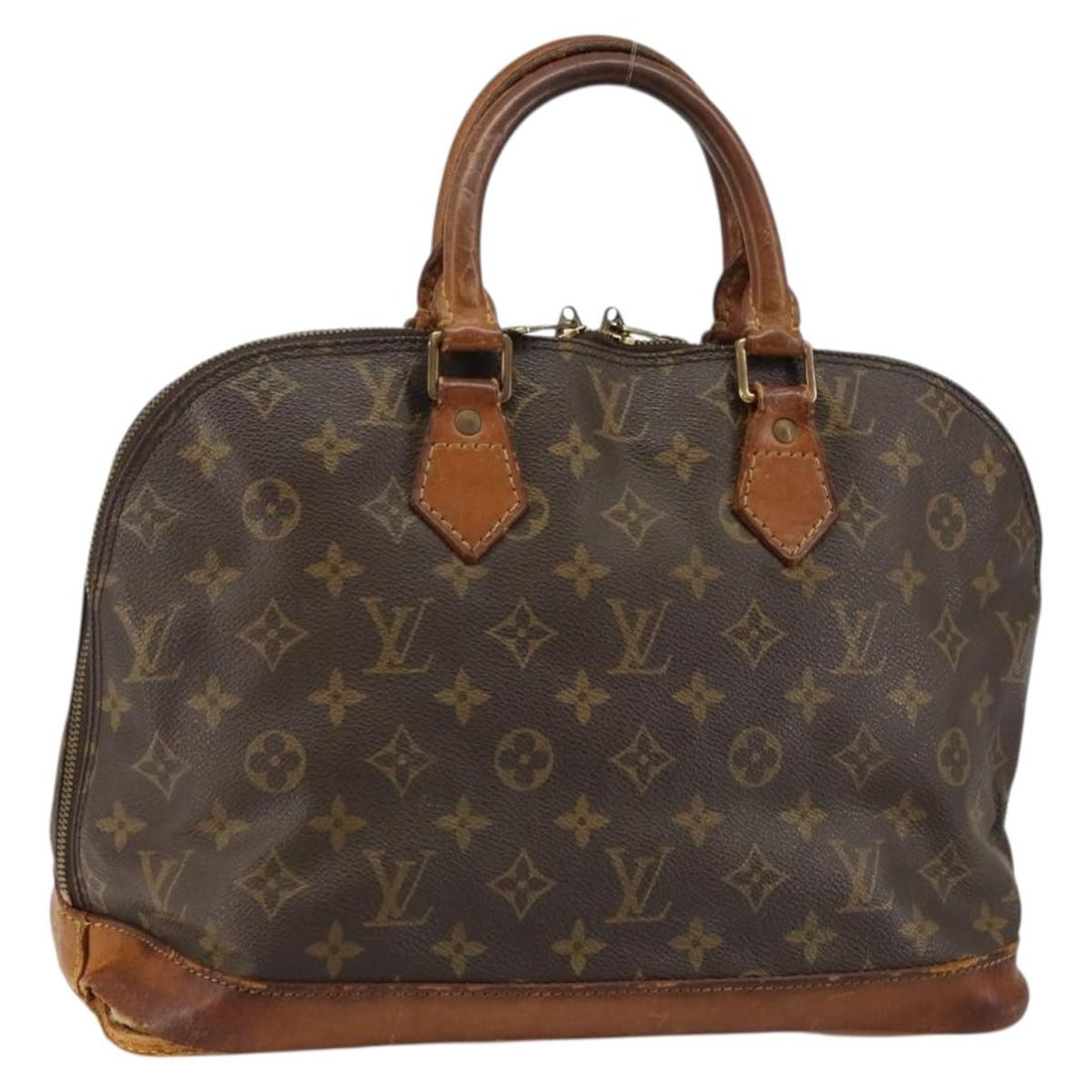 LOUIS VUITTON Monogram Alma Hand Bag M51130 Auth Made in France: LOUIS VUITTON Monogram Alma Hand Bag M51130 Auth Made in France Elevate your style with this authentic LOUIS VUITTON Monogram Alma Hand Bag, model M51130. Crafted from durable Monogram Canvas, this ha