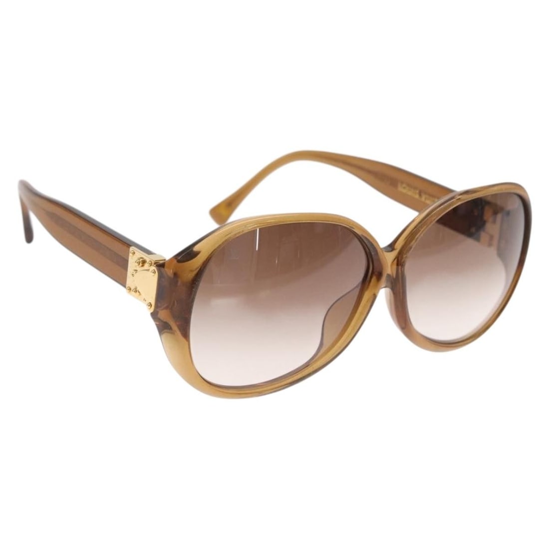 LOUIS VUITTON Supson Oversized Brown Sunglasses Z0283E with Case: LOUIS VUITTON Supson Oversized Brown Sunglasses Z0283E with Case Elevate your style with these oversized LOUIS VUITTON Supson Sunglasses, crafted from high-quality plastic in a rich brown hue. Designe