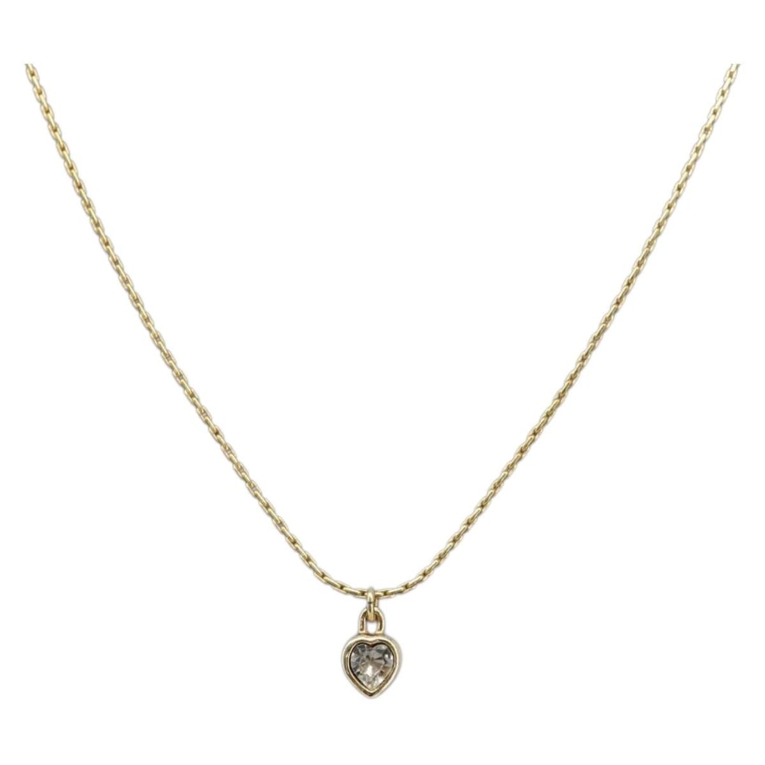 Christian Dior gold tone metal necklace made in Germany: Christian Dior gold tone metal necklace made in Germany This Christian Dior necklace features a gold tone metal construction and is designed for women. Made in Germany, it offers a classic and elegant