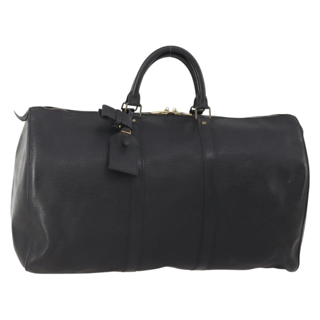 Louis Vuitton Epi Leather Black Keepall 50 Boston Bag M42962 (1 of 18)