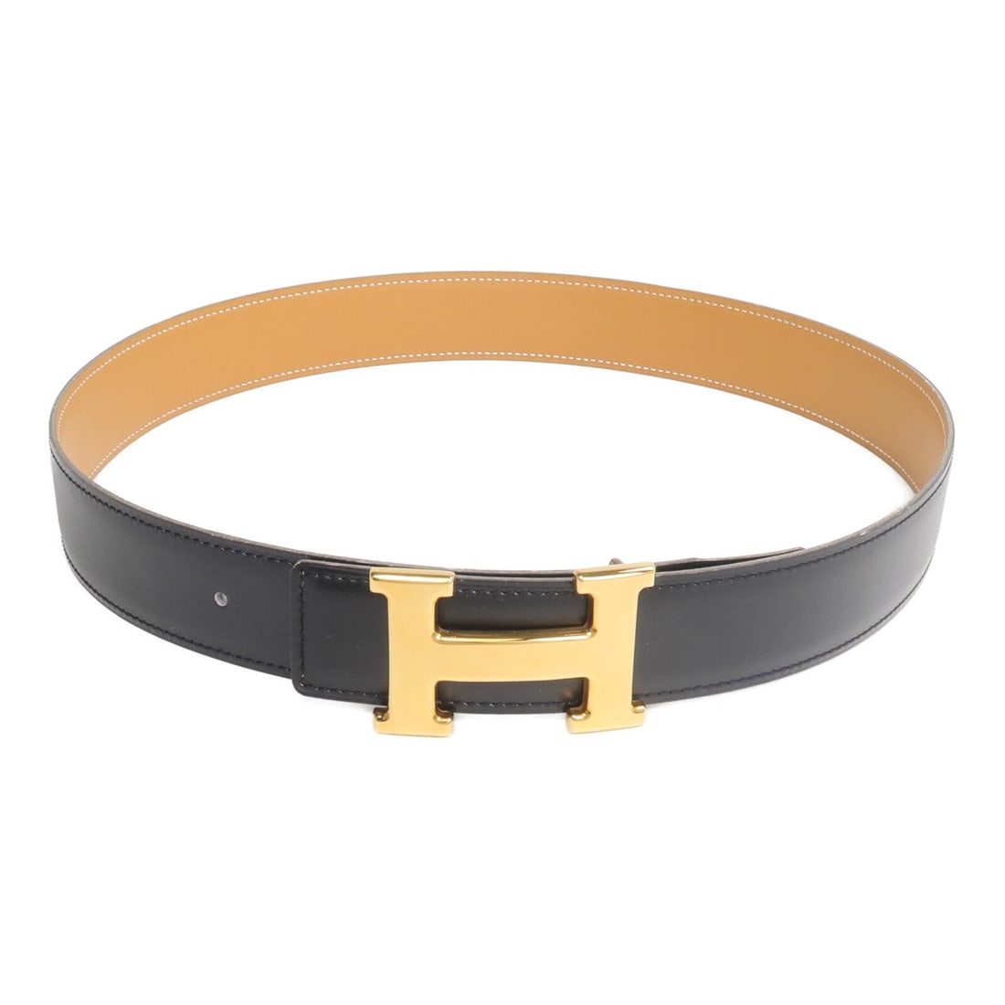 Hermes Constance Belt Black Calfskin GHW (1 of 8)