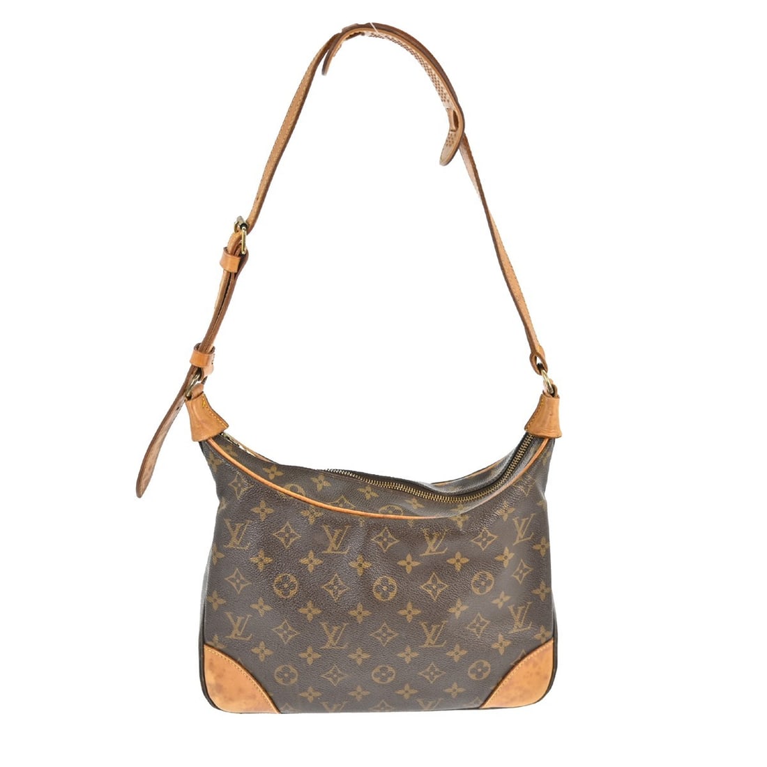 Louis Vuitton Boulogne 30 Monogram Leather Shoulder Bag M51265 Vintage: Louis Vuitton Boulogne 30 Monogram Leather Shoulder Bag M51265 Vintage This Louis Vuitton Monogram Boulogne 30 shoulder bag features the iconic brown monogram pattern crafted from leather. Designed fo