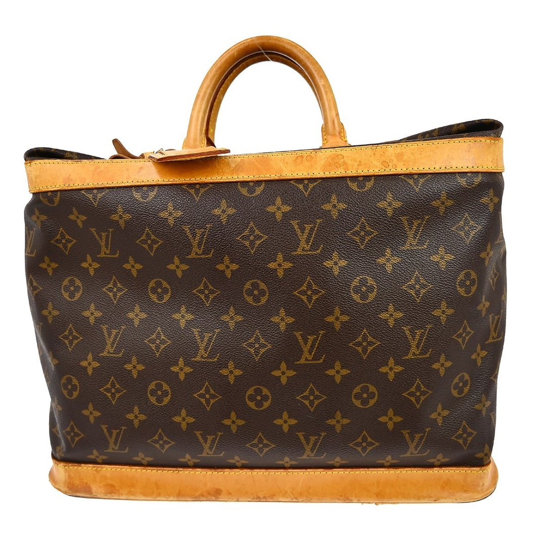 Louis Vuitton Cruiser 40 Monogram Canvas Extra Large Top Handle Bag: Louis Vuitton Cruiser 40 Monogram Canvas Extra Large Top Handle Bag The Louis Vuitton Monogram Cruiser 40 is an extra large travel handbag crafted from signature monogram canvas. Featuring a zip closu