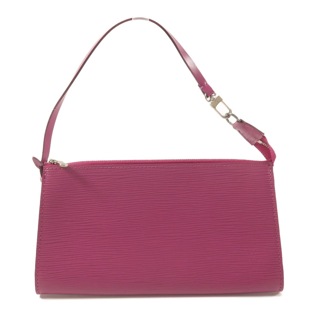 Louis Vuitton Epi Purple Pochette Accessoires Handbag: Louis Vuitton Epi Purple Pochette Accessoires Handbag This Louis Vuitton Pochette Accessories handbag showcases the brand's signature Epi leather in a striking purple color. Designed for women, it fea