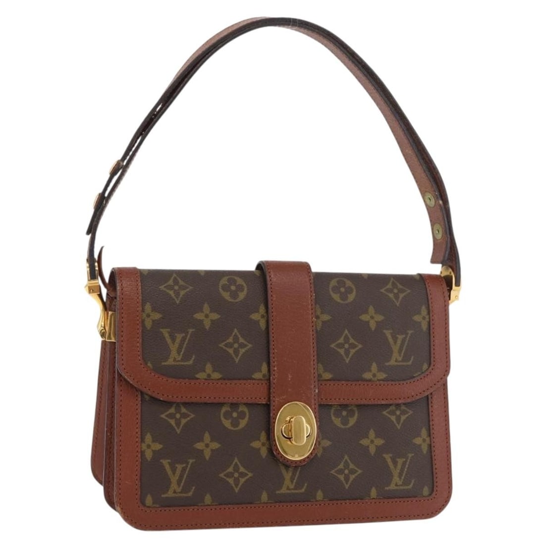 Louis Vuitton Monogram Canvas Vendome Shoulder Bag M51414: Louis Vuitton Monogram Canvas Vendome Shoulder Bag M51414 This Louis Vuitton Monogram Sac Vendome Shoulder Bag features the iconic monogram canvas and is designed for women. The bag measures approxima