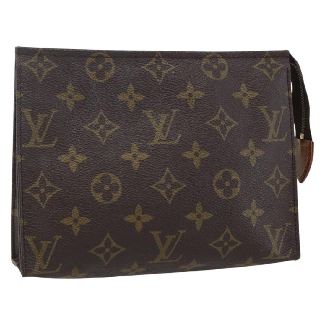 LOUIS VUITTON Monogram Poche Toilette 19 Pouch M47544 Auth: LOUIS VUITTON Monogram Poche Toilette 19 Pouch M47544 Auth This LOUIS VUITTON Monogram Poche Toilette 19 Pouch (M47544) is a stylish accessory that showcases the iconic Monogram Canvas, exuding luxury
