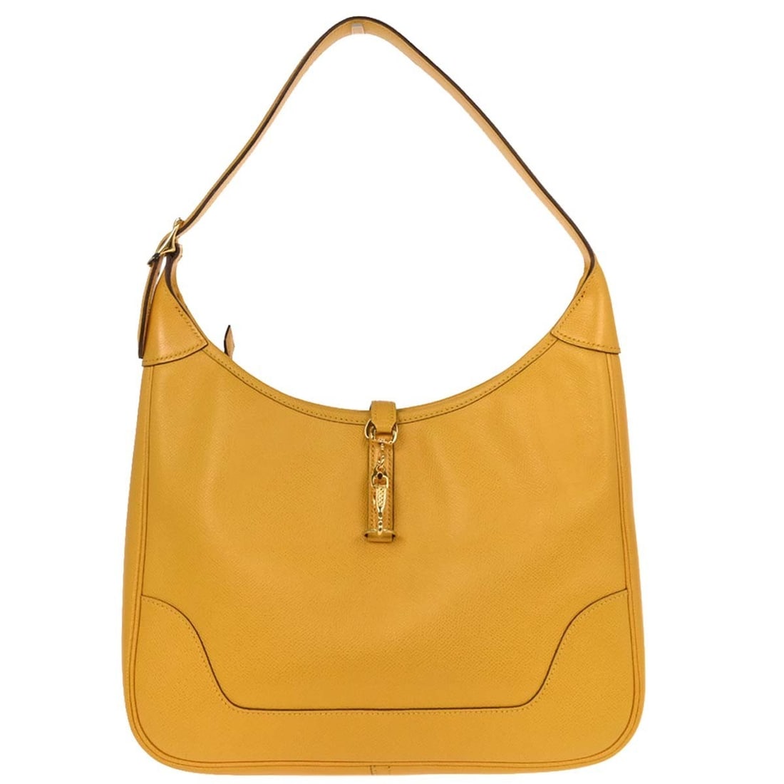 HERMES Jaune Epsom Trim 31 Yellow Leather Shoulder Bag (1 of 10)