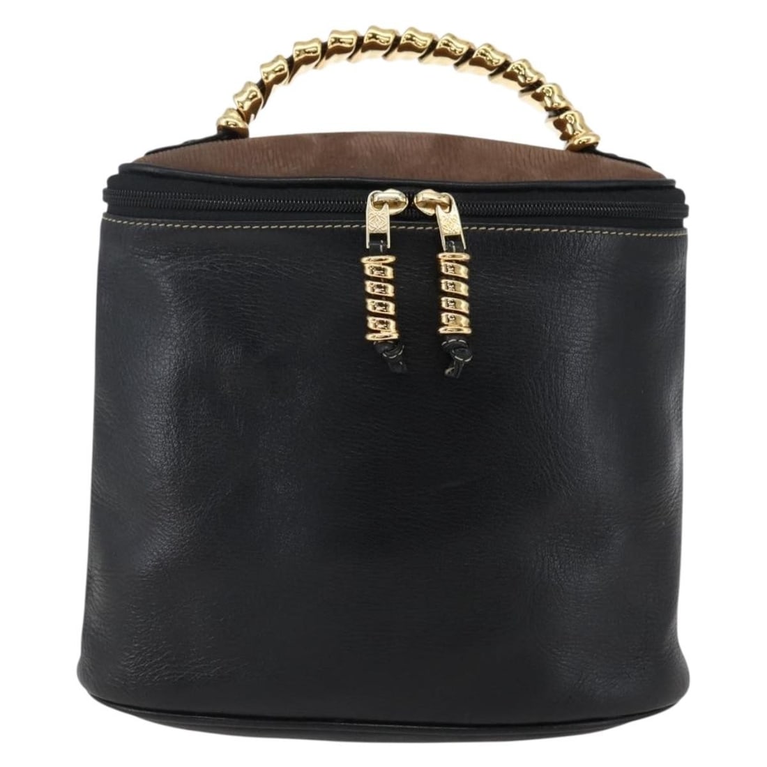 Loewe Velazquez Black Leather Vintage Top Handle Purse: Loewe Velazquez Black Leather Vintage Top Handle Purse This Loewe Vintage Velazquez Top Handle Bag is crafted from black leather and features a structured silhouette. Designed for women, it is made in