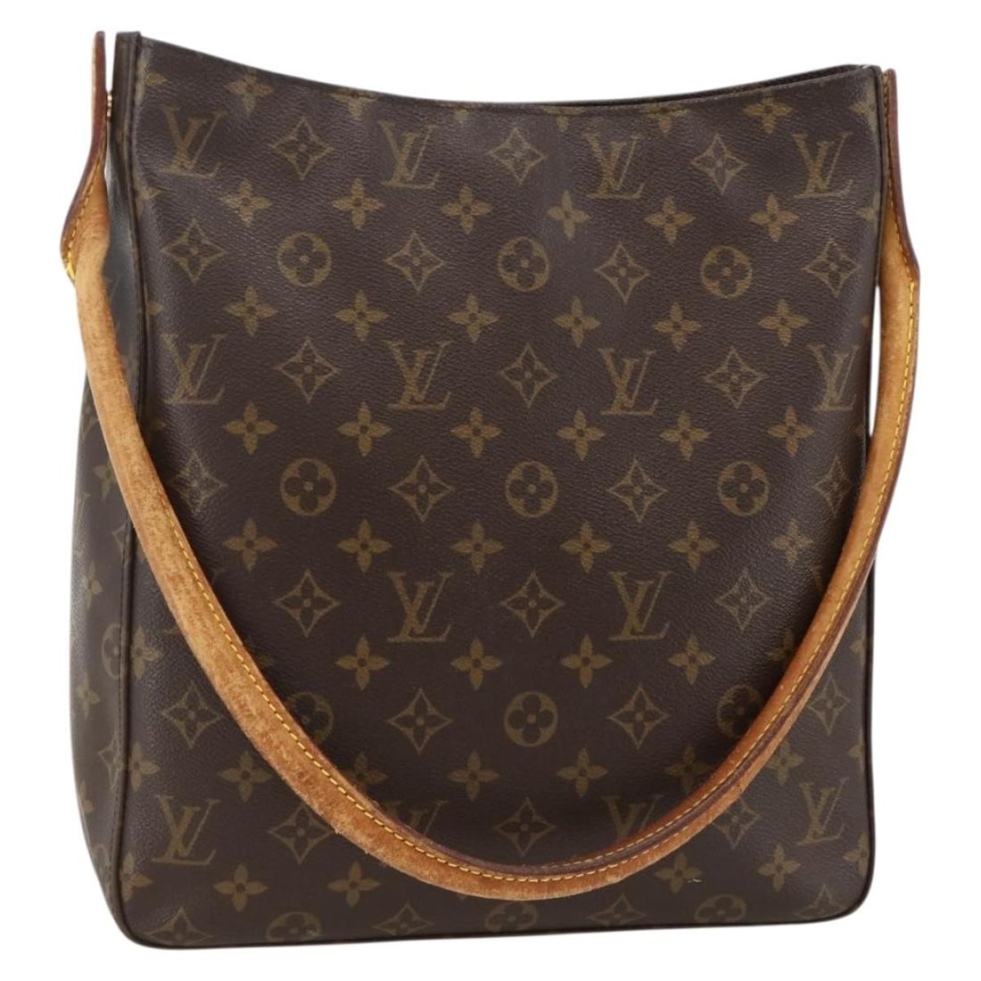 Louis Vuitton Looping GM Monogram Canvas Shoulder Bag M51145 for Women: Louis Vuitton Looping GM Monogram Canvas Shoulder Bag M51145 for Women This Louis Vuitton Monogram Looping GM Shoulder Bag (model M51145) is crafted from signature monogram canvas and designed for wom