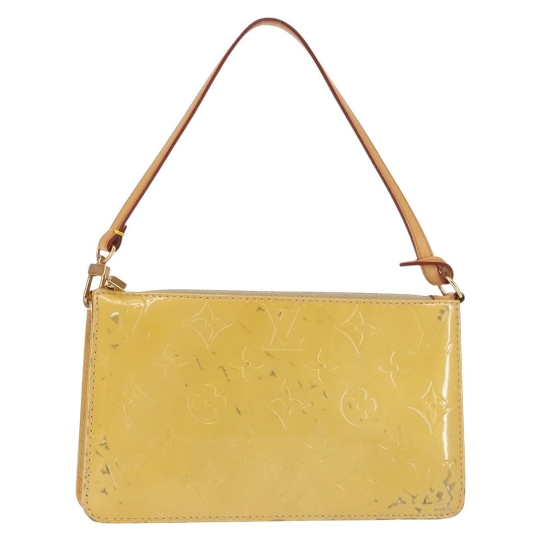 LOUIS VUITTON Monogram Vernis Lexington Pouch Beige M91010 Made in France: LOUIS VUITTON Monogram Vernis Lexington Pouch Beige M91010 Made in France Introducing the Louis Vuitton Monogram Vernis Lexington Pouch in a chic beige finish. This stylish accessory pouch is crafted 