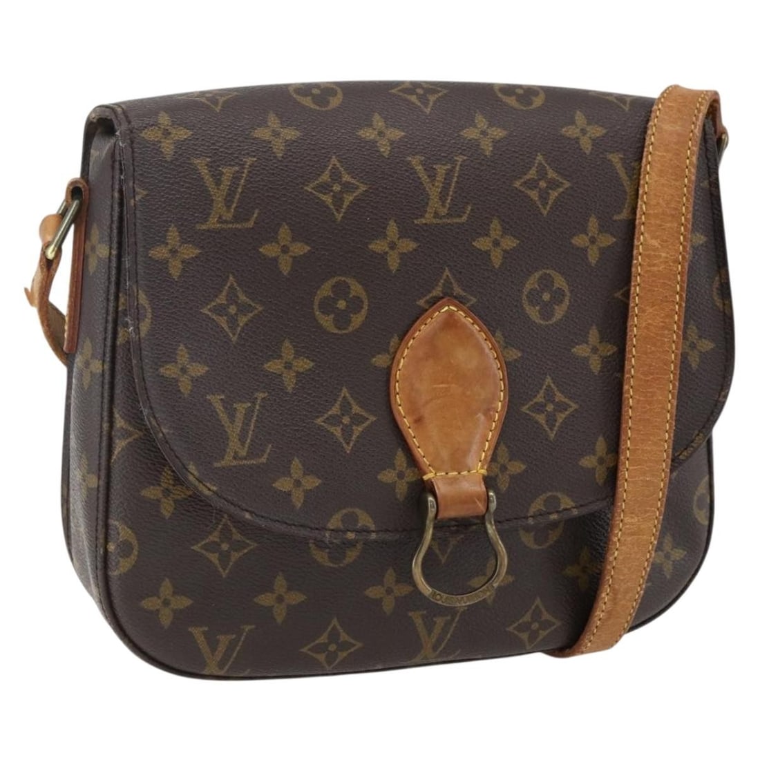 Louis Vuitton Saint Cloud GM Monogram Canvas Shoulder Bag M51242 France: Louis Vuitton Saint Cloud GM Monogram Canvas Shoulder Bag M51242 France This Louis Vuitton Monogram Saint Cloud GM Shoulder Bag features the iconic monogram canvas exterior. Designed for women, it off