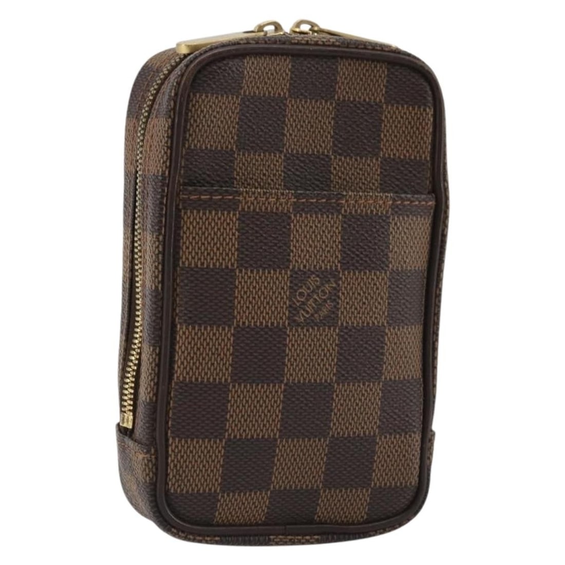 Louis Vuitton Damier Ebene Okapi PM Canvas Small Pouch N61738: Louis Vuitton Damier Ebene Okapi PM Canvas Small Pouch N61738 This Louis Vuitton Damier Ebene Etui Okapi PM pouch features the signature Damier Ebene canvas exterior with a compact, structured design.