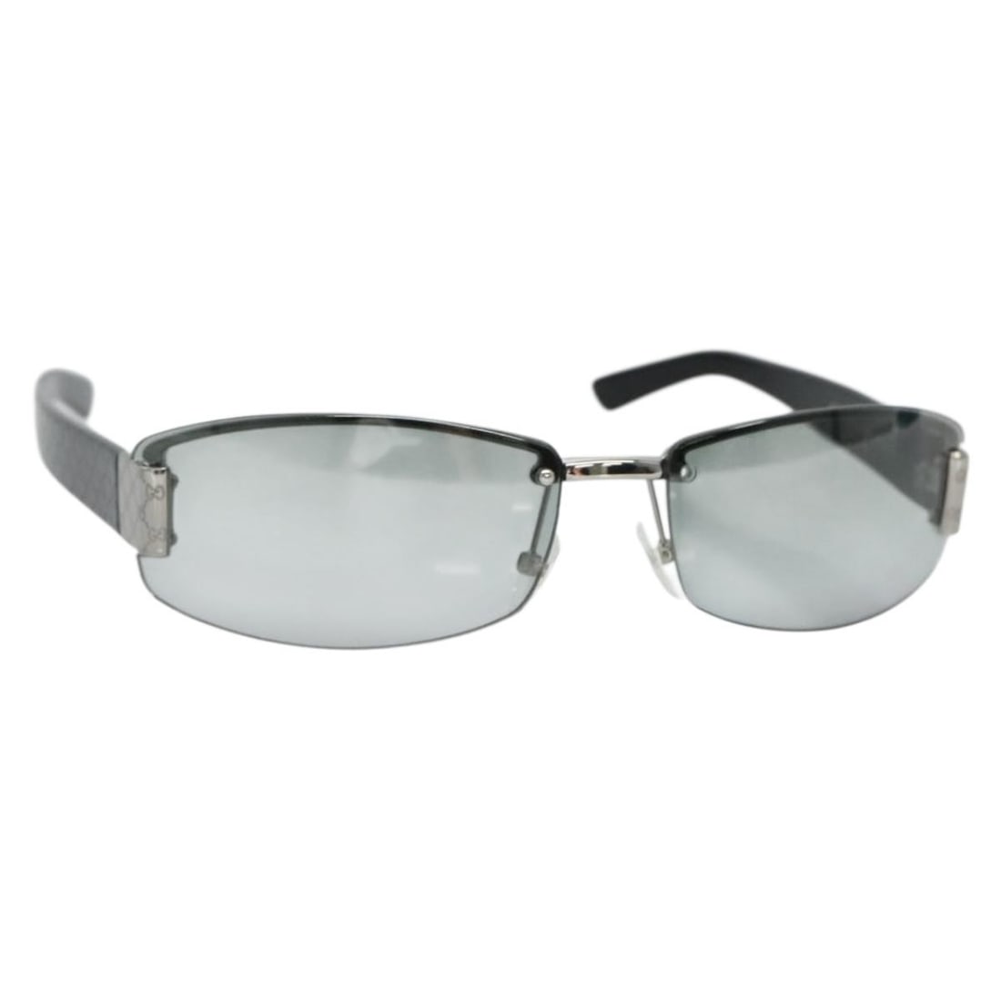 GUCCI Black Plastic Sunglasses Authentic Italy AR13681: GUCCI Black Plastic Sunglasses Authentic Italy AR13681 Elevate your style with these authentic GUCCI sunglasses, crafted from durable black plastic. Featuring a sleek design, these sunglasses are perf