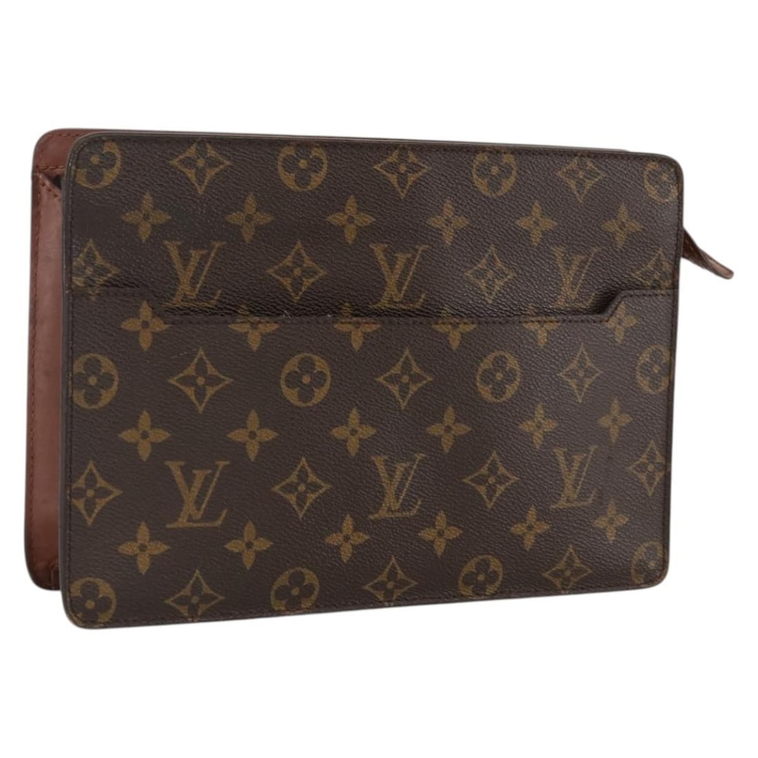 Louis Vuitton Monogram Canvas Pochette Homme M51795 Clutch Bag: Louis Vuitton Monogram Canvas Pochette Homme M51795 Clutch Bag This Louis Vuitton Monogram Pochette Homme clutch bag features the signature monogram canvas exterior and is designed for women. The bag 
